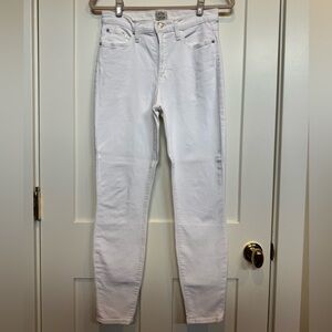 J. Crew Women's Straight Leg Jeans in Crisp White